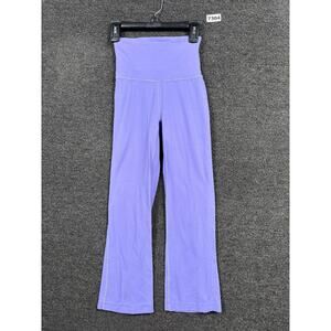 Lululemon Groove Super High-Rise Crop 23" Size 0 Purple Lightweight